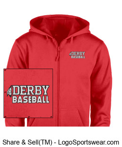 Derby Baseball Adult Jacket AJA9 Design Zoom